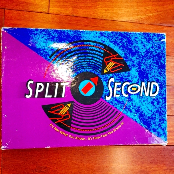 Split Second, it's not what you know it's how fast you know it! Board Game 1992. - Picture 1 of 11